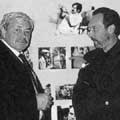 Д.Банионис и О.Янковский на фестивале фильмов А.Тарковского. Вена, 1991
